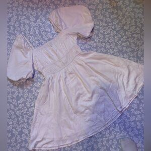 Cider Ivory Puff Sleeve Dress
